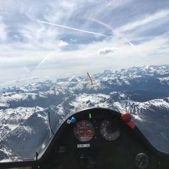 Verortung via Georeferenzierung der Kamera: Aufgenommen in der Nähe von Gemeinde Flachau, Österreich in 3100 Meter